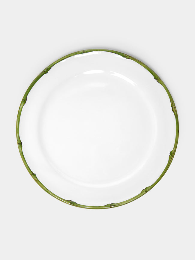 Z.d.G - Ramatuelle Bamboo Hand-Painted Ceramic Charger Plates (Set of 2) -  - ABASK - 
