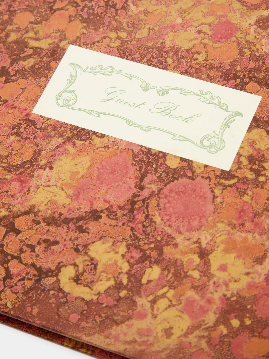 Giannini Firenze - Hand-Marbled Guest Book -  - ABASK