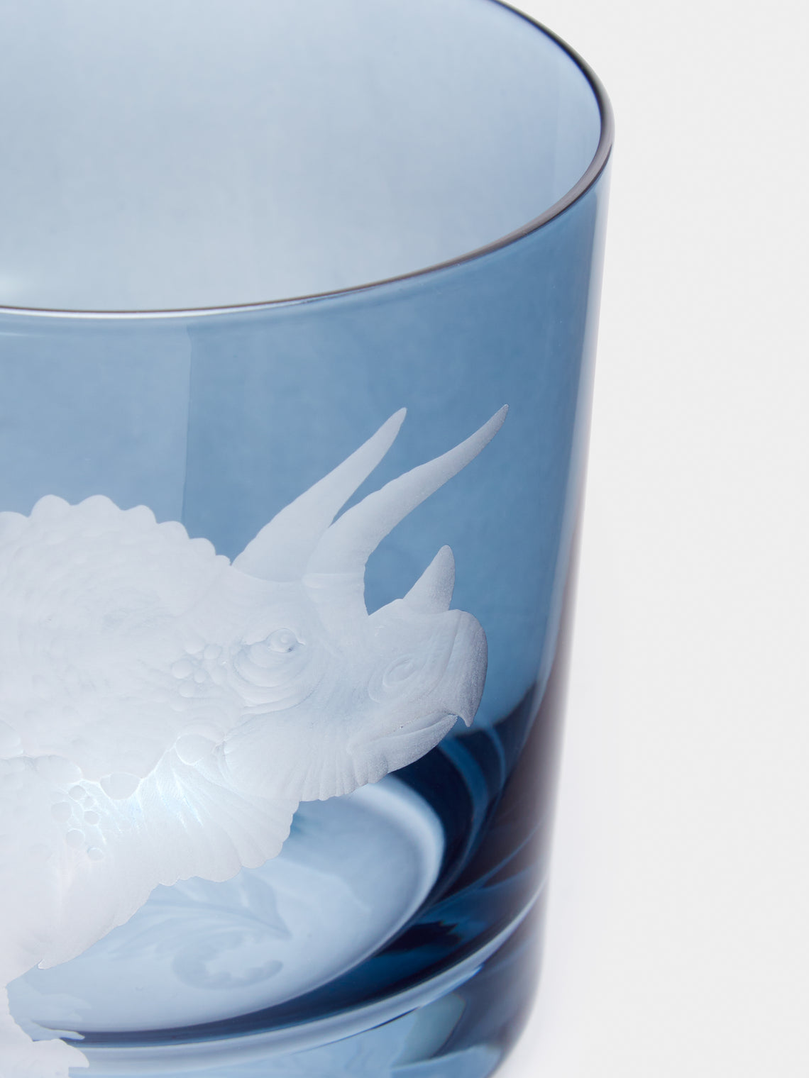 Artel - Tricerotops Hand-Engraved Crystal Glass -  - ABASK