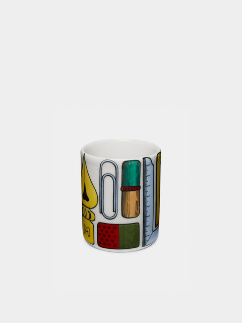 Fornasetti - Strumenti Scrittura Porcelain Pencil Holder -  - ABASK - 