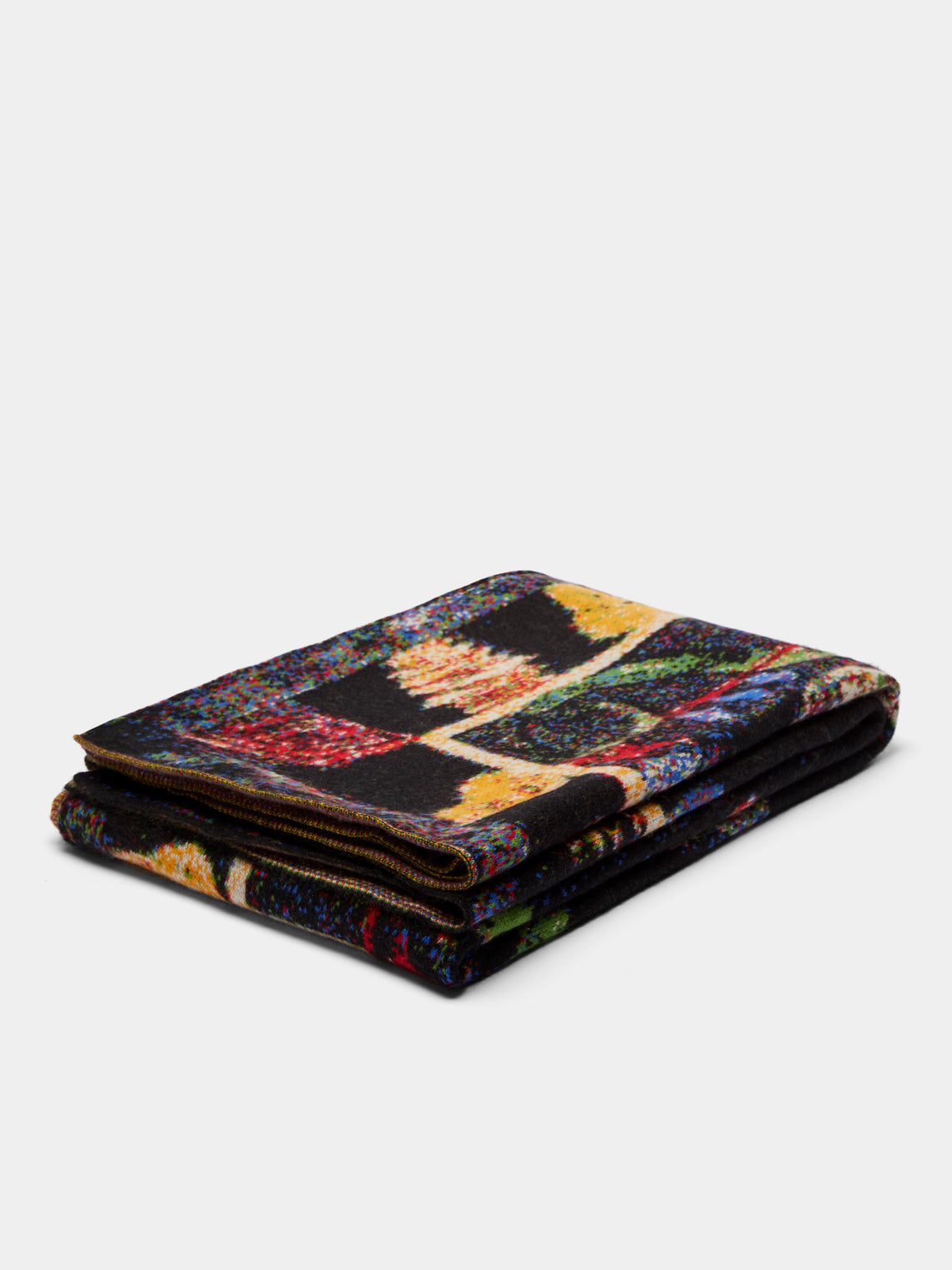 Saved NY - Adam and Eve Cashmere Blanket - Black - ABASK
