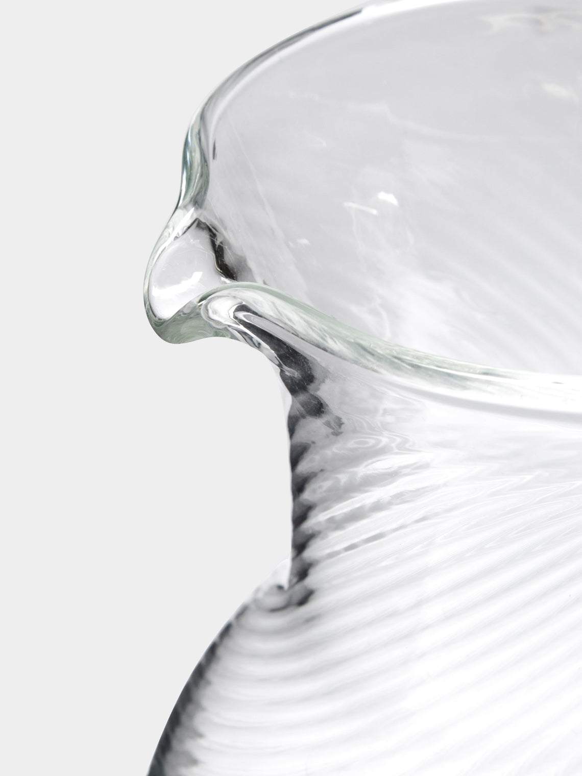 NasonMoretti - Torse Hand-Blown Murano Glass Water Jug -  - ABASK