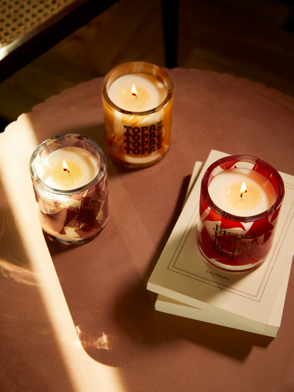 Stories of Italy - Jasper Hand-Blown Murano Glass Scented Candle -  - ABASK