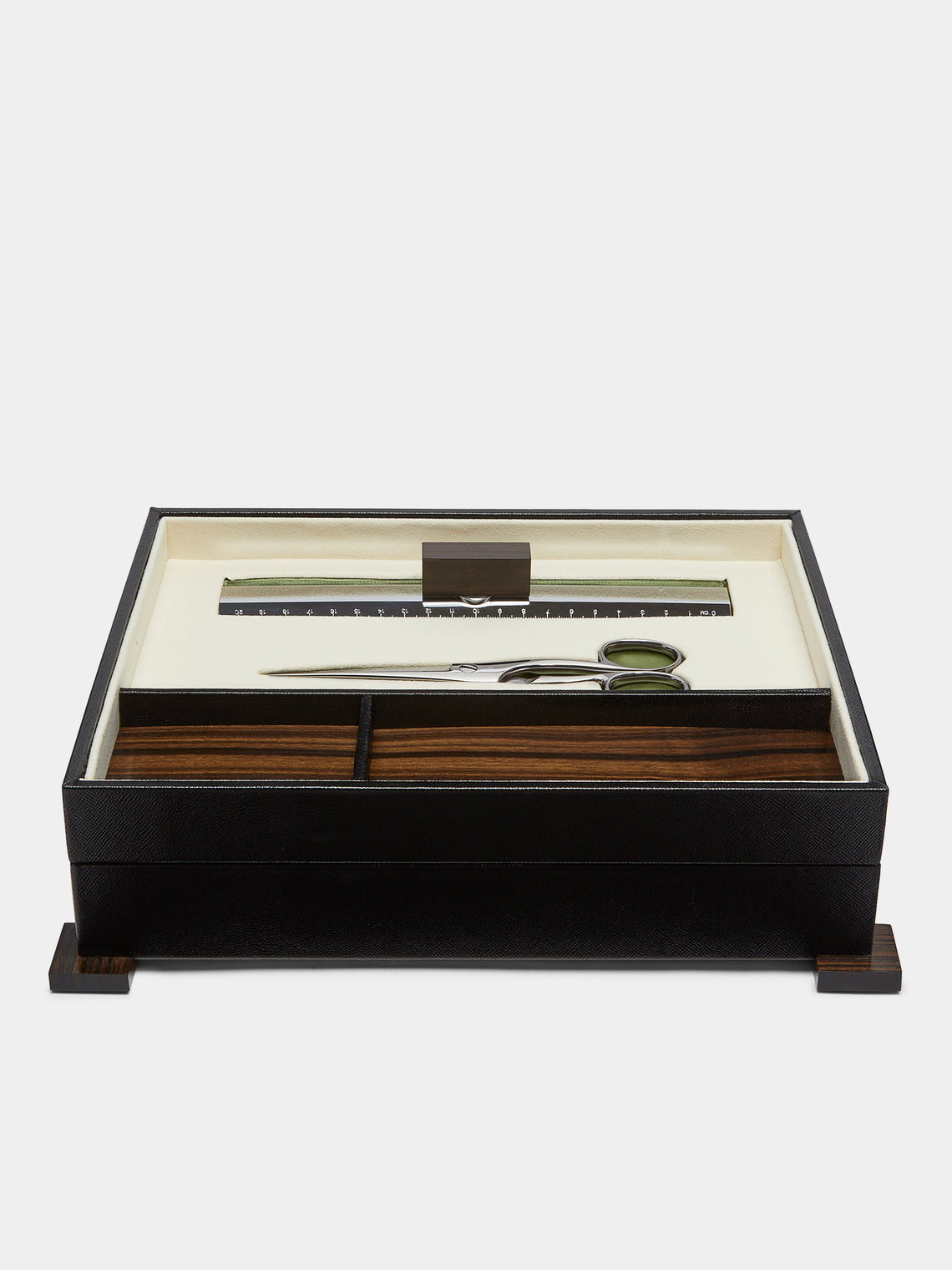 Lorenzi Milano - Ebony and Leather Desk Set -  - ABASK