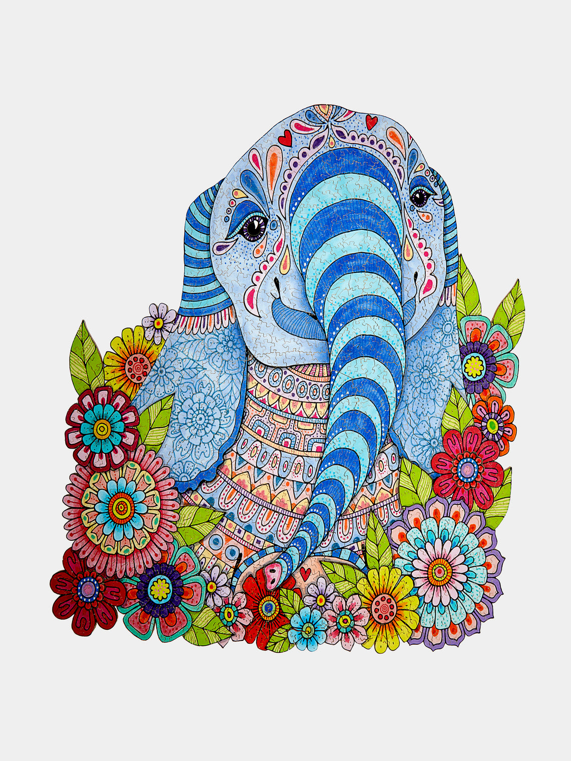 PAR Puzzles - 'Nose Petals' Hand-Cut Wood Puzzle -  - ABASK - 