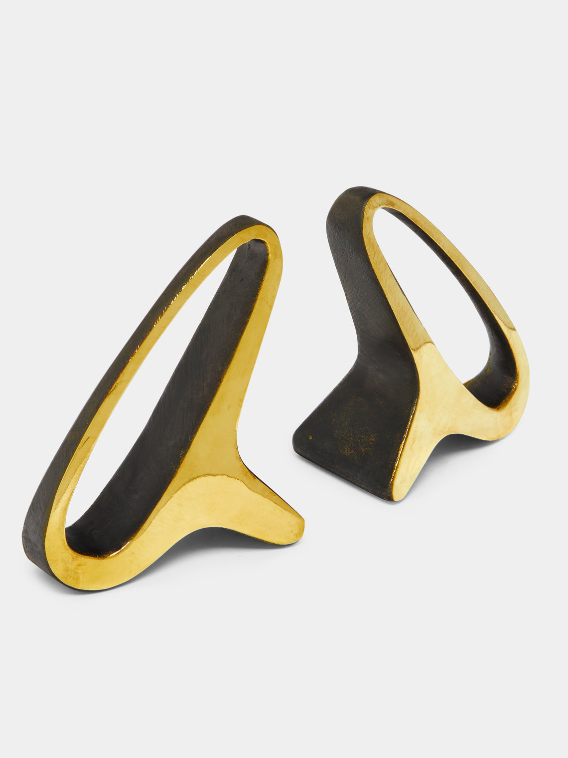 Carl Auböck - Earlobe Brass Bookends -  - ABASK
