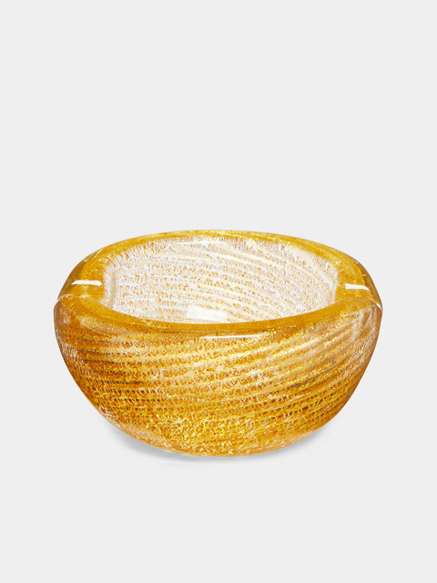 Antique and Vintage - 1940s Ercole Barovier Murano Glass Ashtray -  - ABASK - 