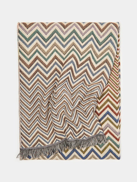 Missoni Home - Antwan Wool-Blend Throw - Brown - ABASK - 