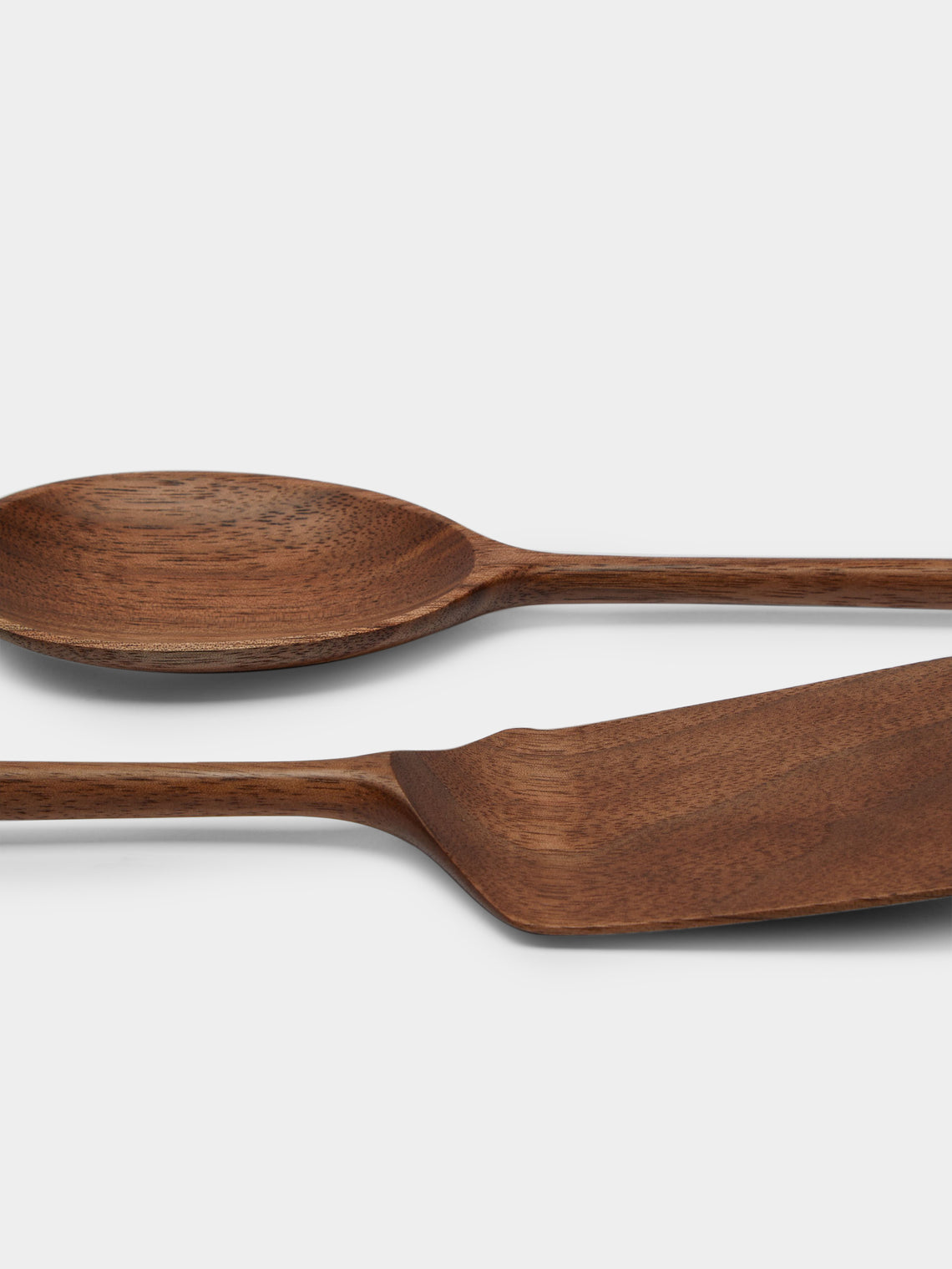 Jaejin Choi - Hand-Carved Walnut Mixed Utensils (Set of 4) -  - ABASK