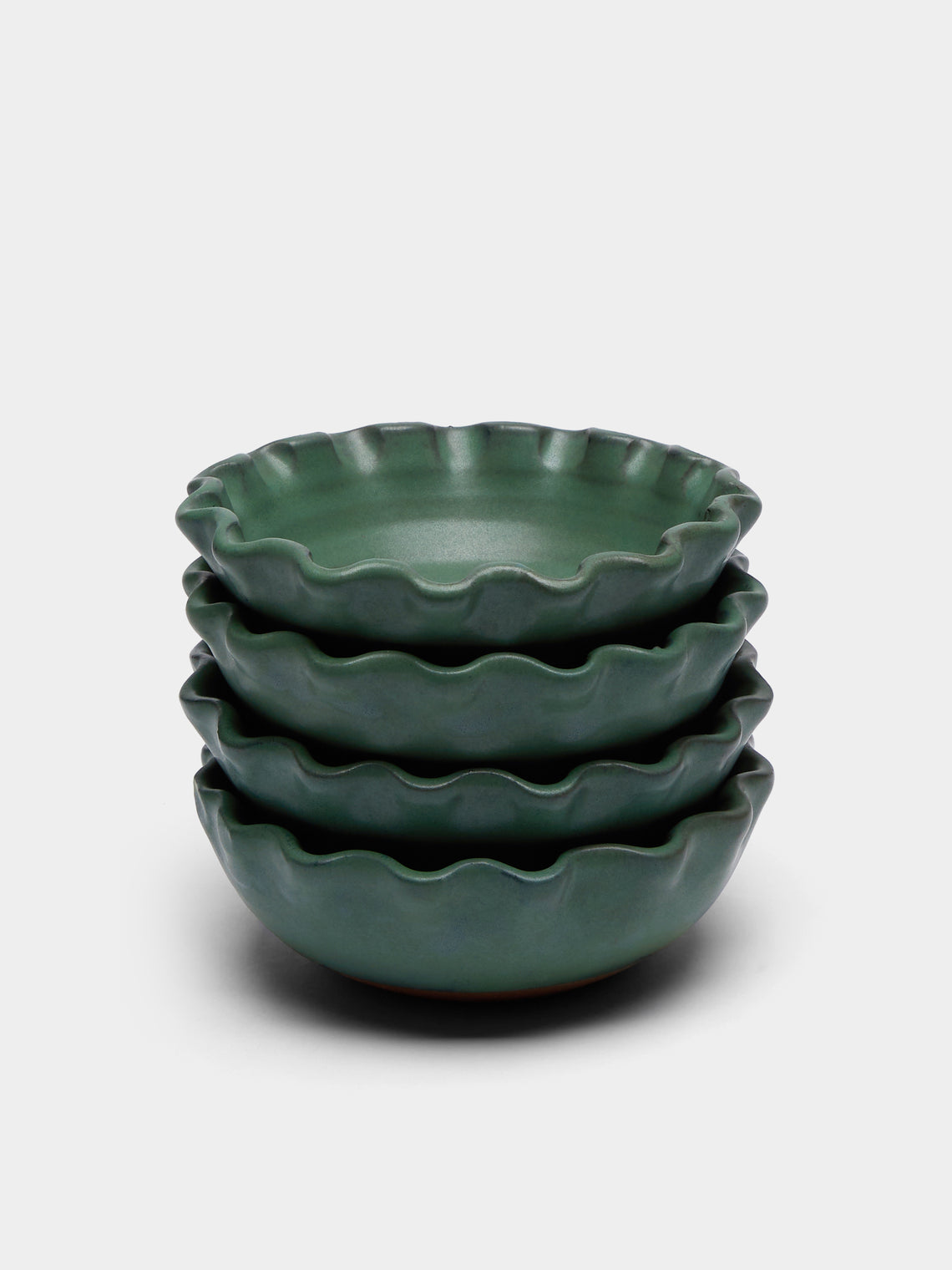Perla Valtierra - Hand-Glazed Ceramic Small Bowls (Set of 4) -  - ABASK