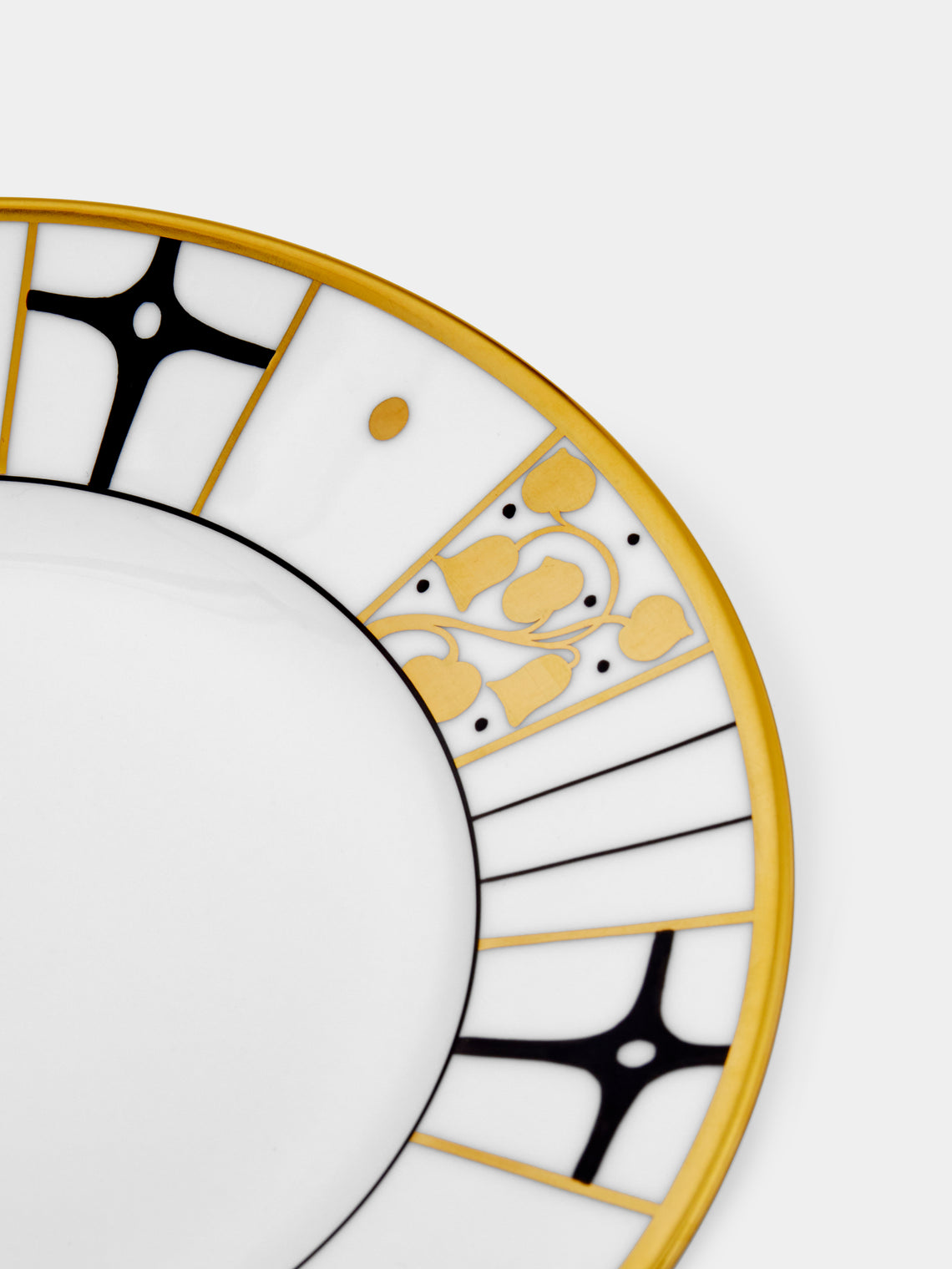 Augarten - Déco Vienne Hand-Painted Porcelain Bread Plate - ABASK