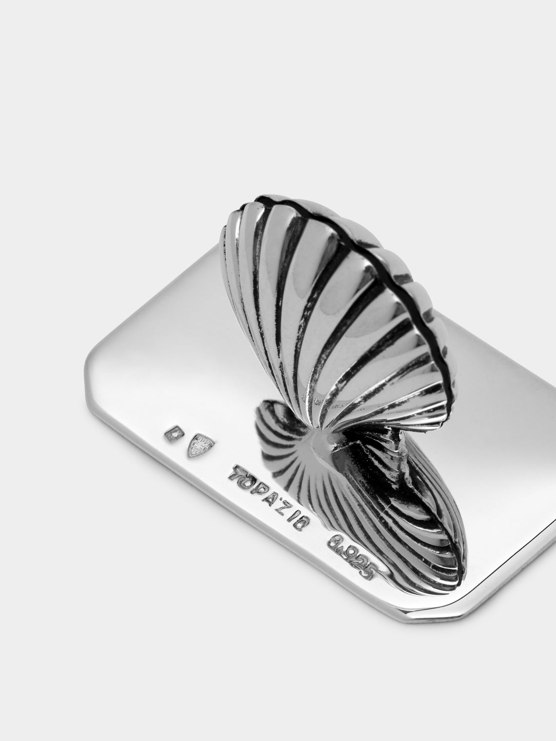 Jarosinski & Vaugoin - Shell Sterling Silver Name Card Holder -  - ABASK