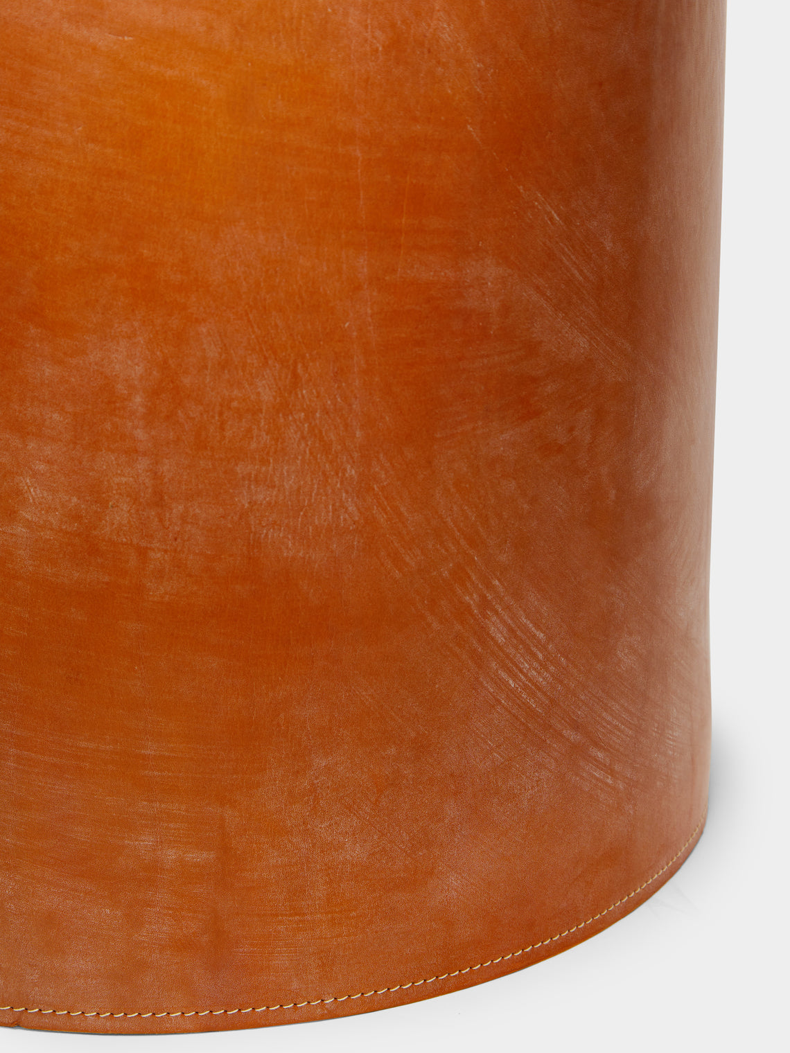 Otis Ingrams - Leather Log Basket -  - ABASK