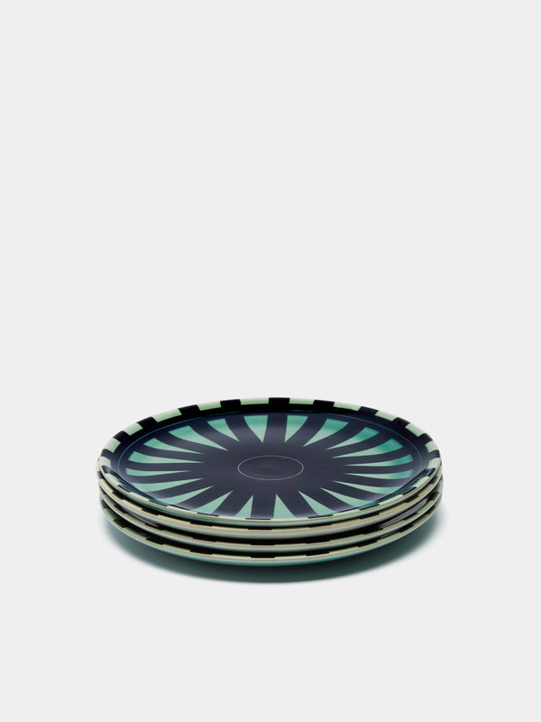 Hedwig Bollhagen - Ritzen Hand-Painted Ceramic Side Plates (Set of 4) -  - ABASK