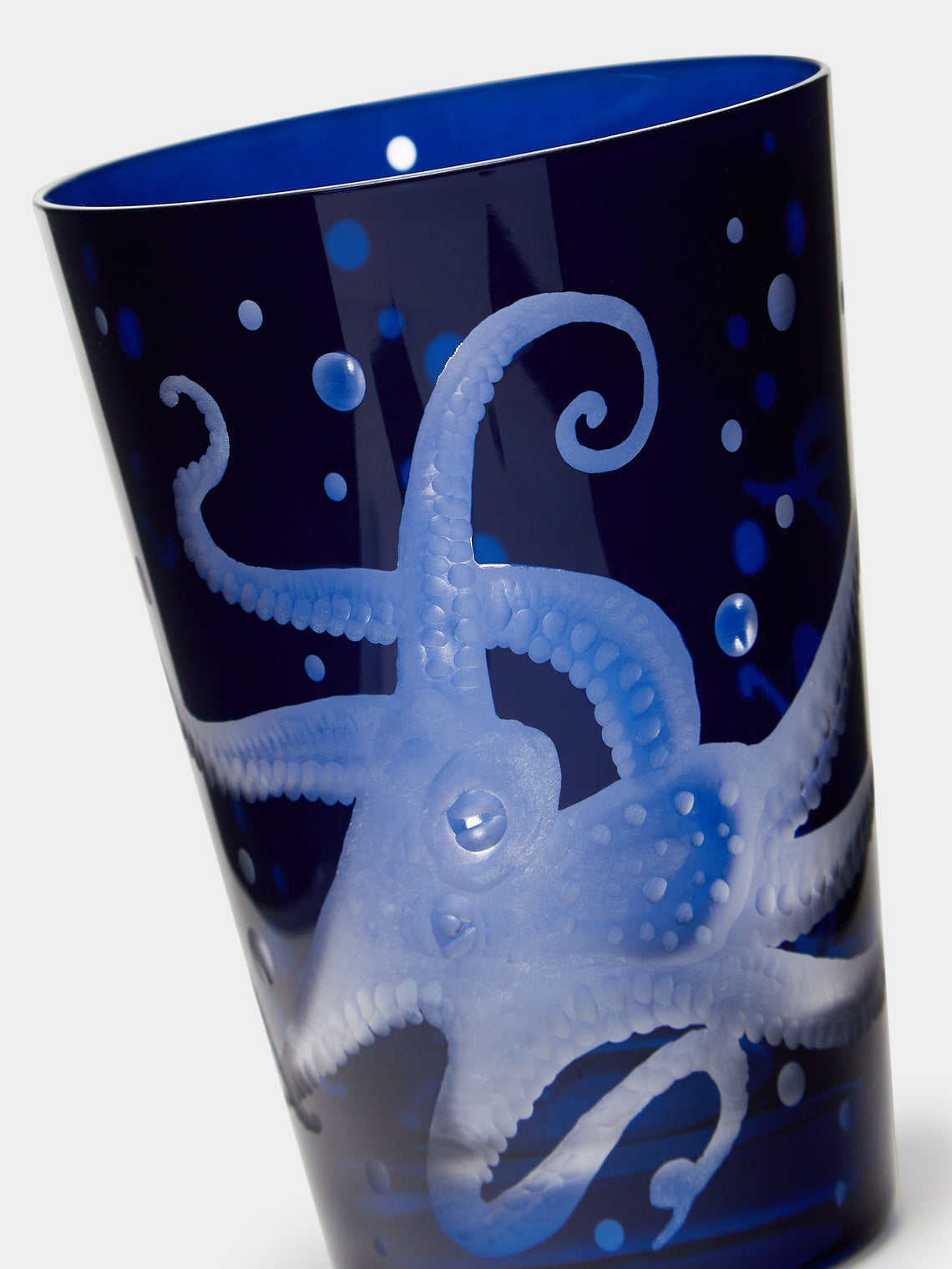 Artel - Sea Life Hand-Engraved Crystal Tumblers (Set of 6) -  - ABASK