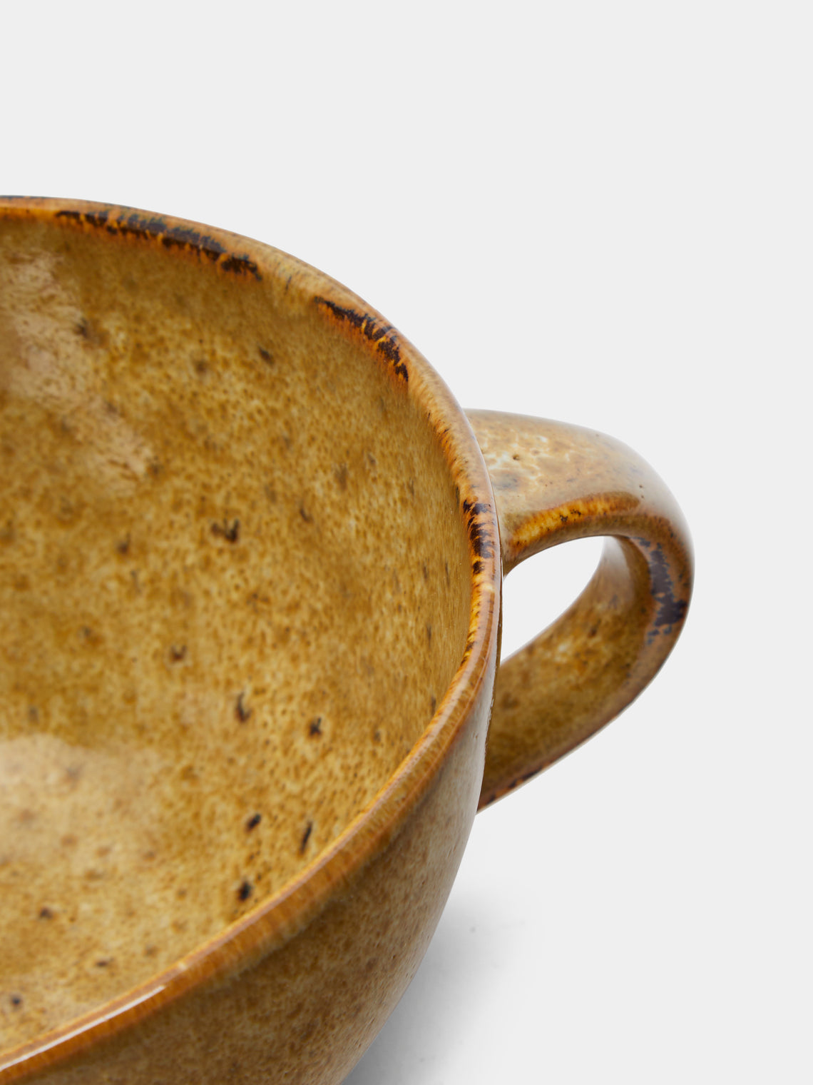 Mervyn Gers Ceramics - Hand-Glazed Ceramic Handled Soup Bowls (Set of 6) -  - ABASK