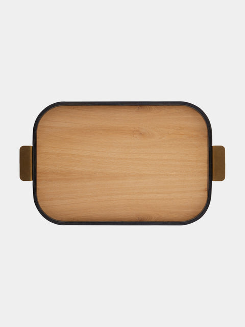 Otis Ingrams - Bridle Leather and Oak Tray -  - ABASK - 
