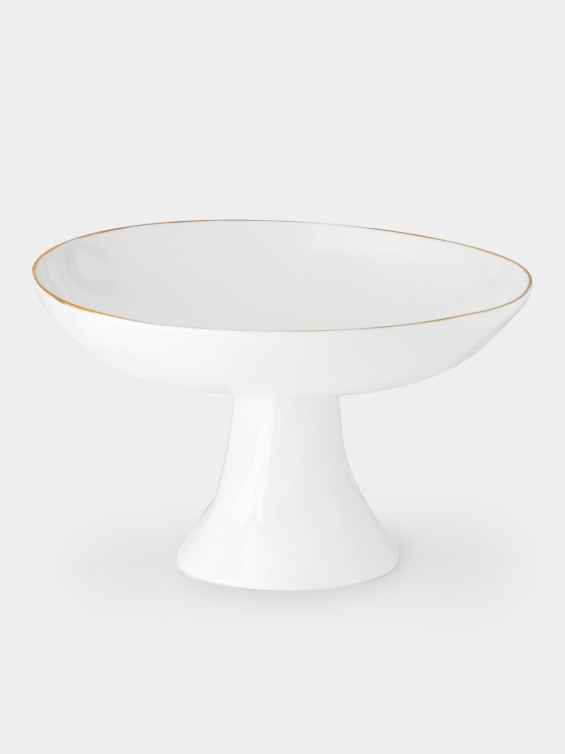 Feldspar - Hand-Painted 24ct Gold and Bone China Fruit Bowl -  - ABASK - 