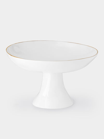 Feldspar - Hand-Painted 24ct Gold and Bone China Fruit Bowl -  - ABASK - 