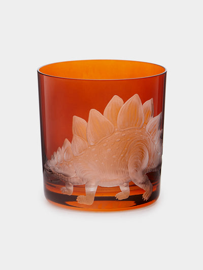 Artel - Stegosaurus Hand-Engraved Crystal Glass -  - ABASK - 