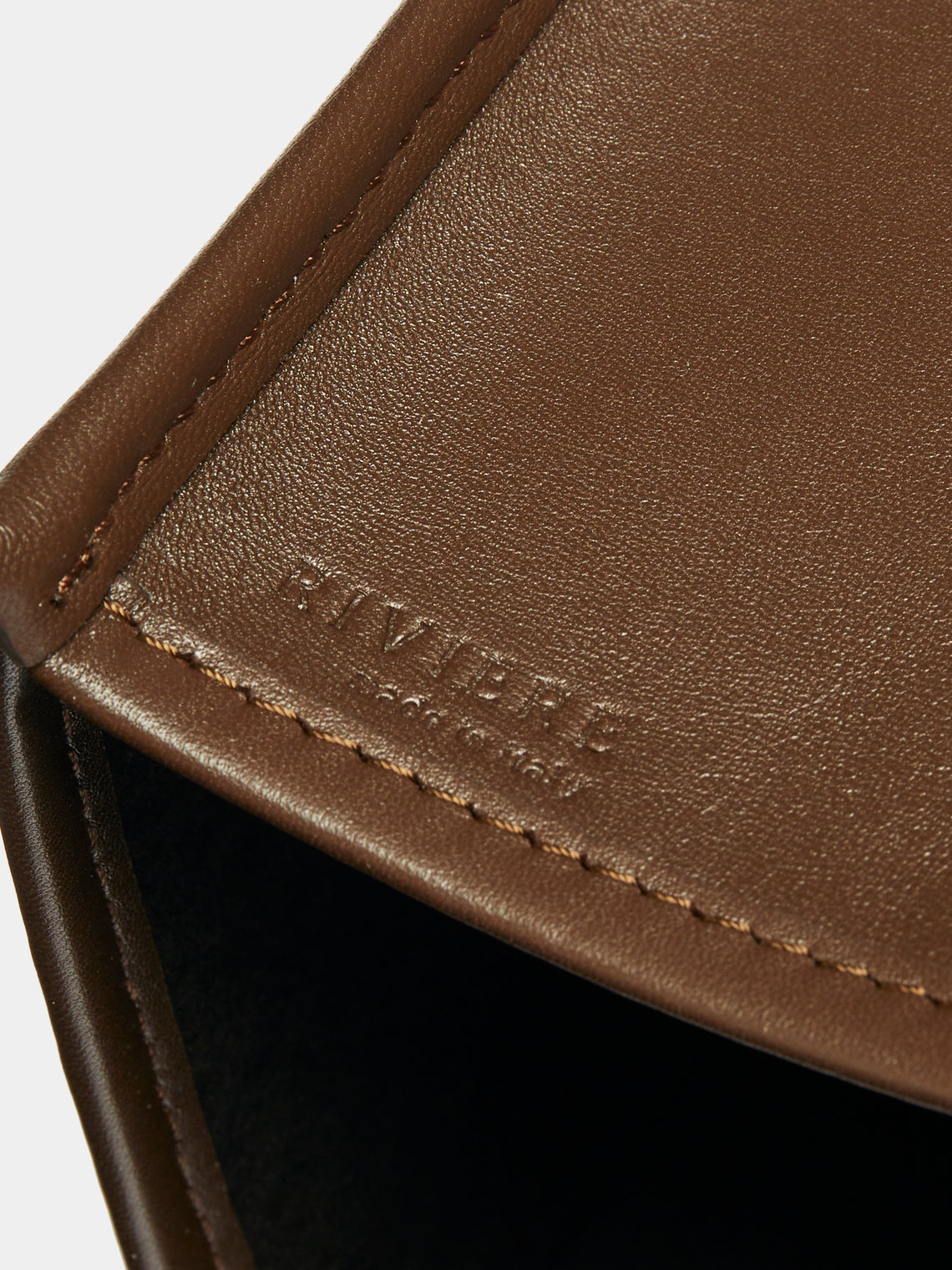 Riviere - Woven Leather Tissue Box -  - ABASK