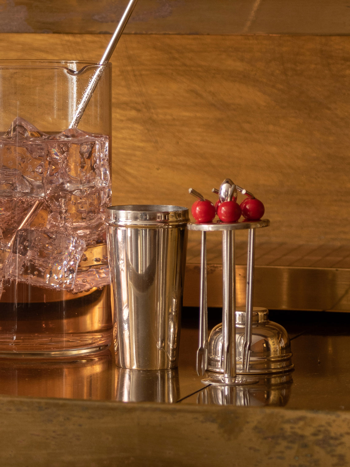1930s Art Déco Silver-Plated Cocktail Sticks