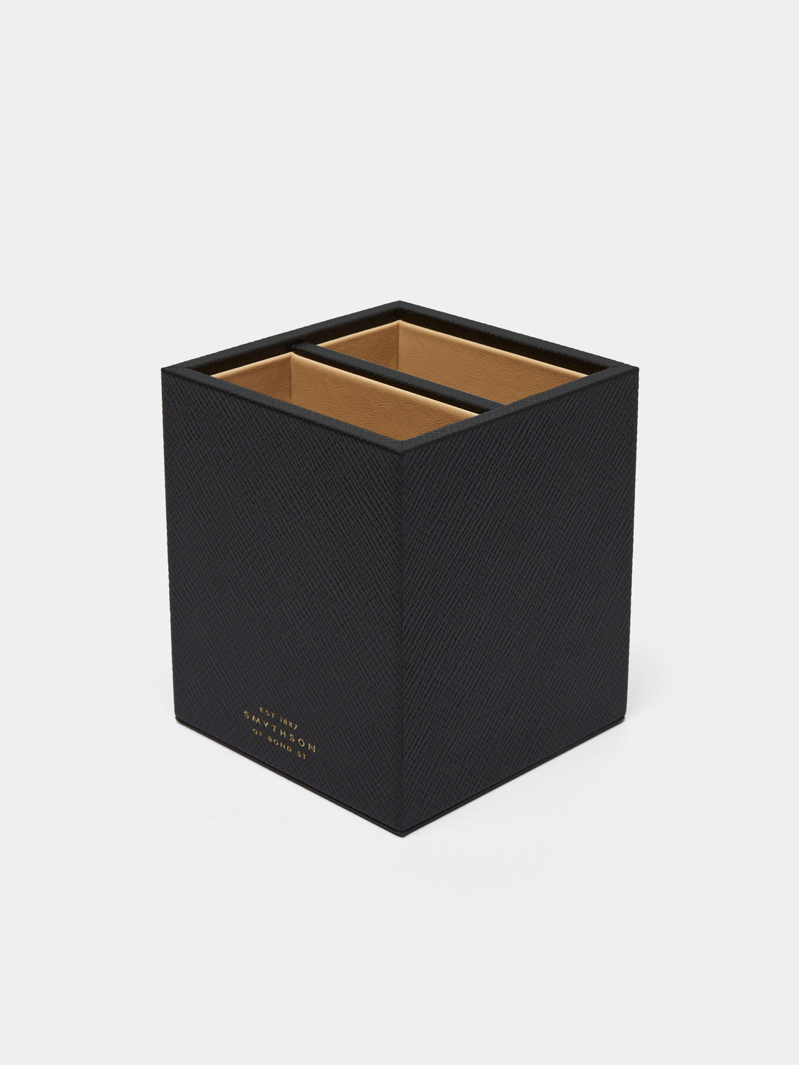 Smythson - Panama Leather Pen Pot -  - ABASK