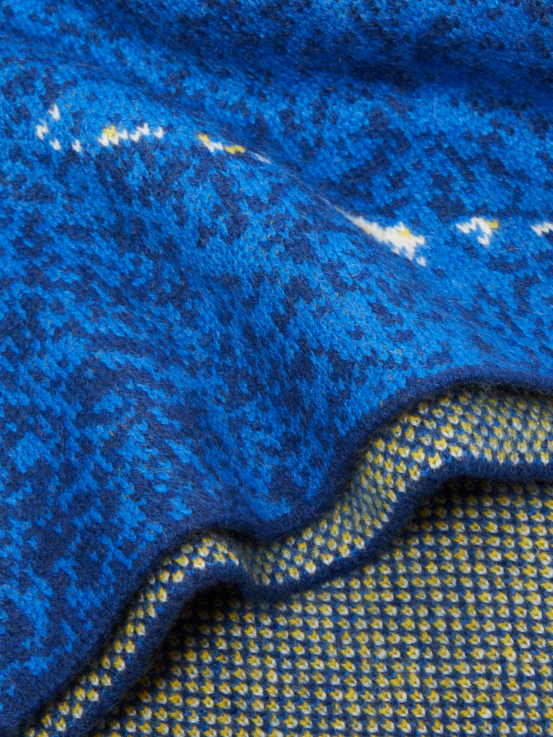 Saved NY - Moon Phases Cashmere Blanket - Blue - ABASK