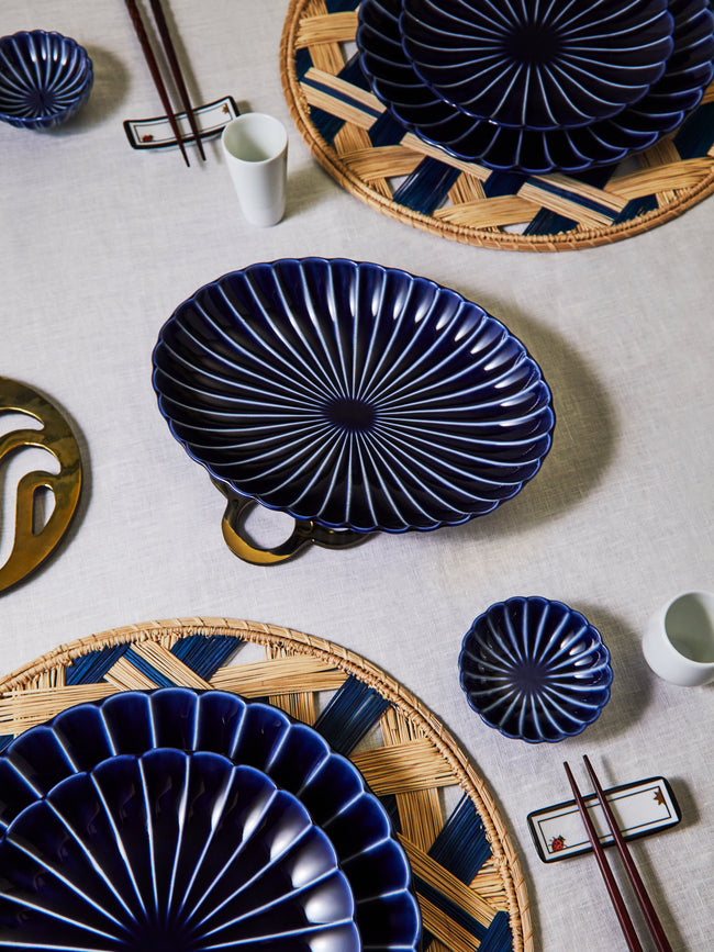 Kaneko Kohyo - Giyaman Urushi Ceramic Oval Platter -  - ABASK