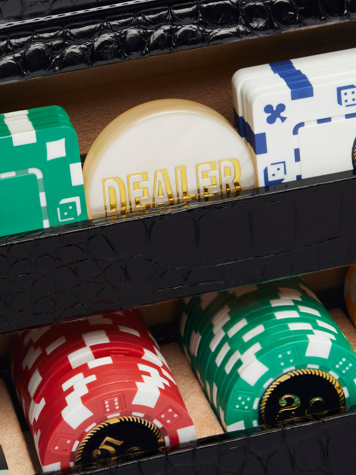 Renzo Romagnoli - Leather Texas Poker Set -  - ABASK
