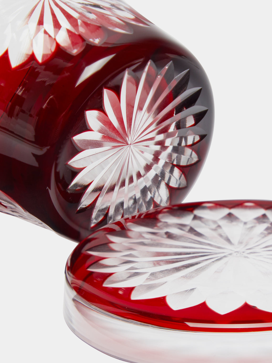 Hirota Glass - Edo Kiroko Hand-Cut Lidded Glass -  - ABASK