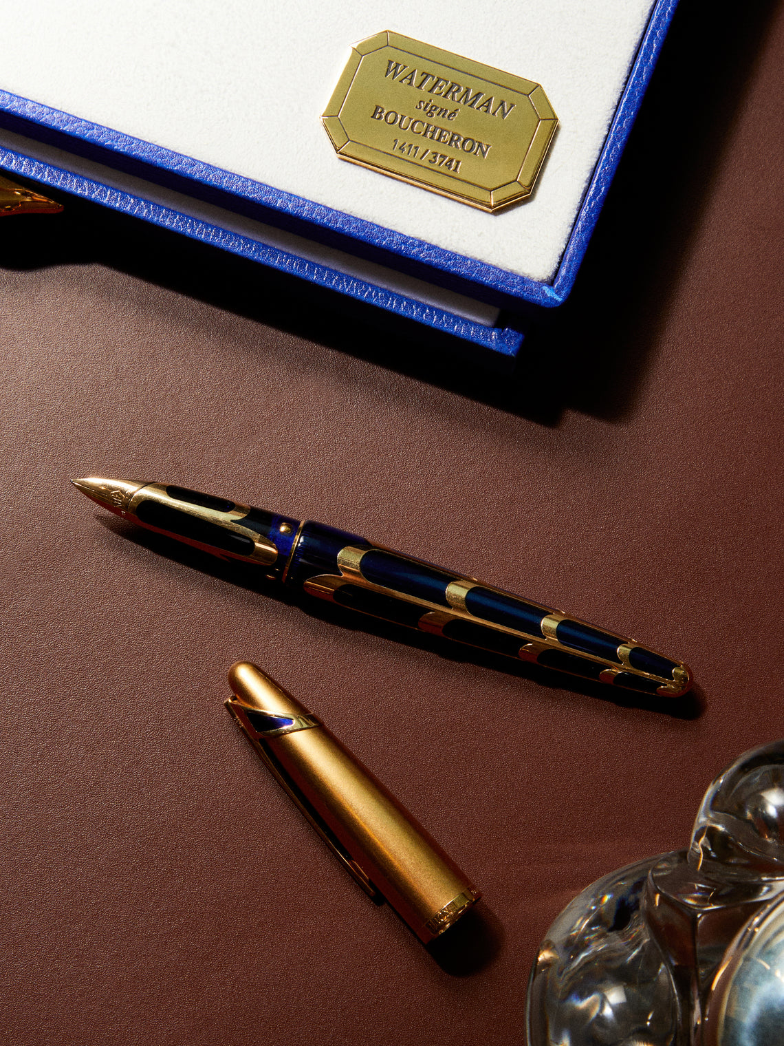 Antique and Vintage - 1996 Watermans Edson Boucheron Fountain Pen - Blue - ABASK
