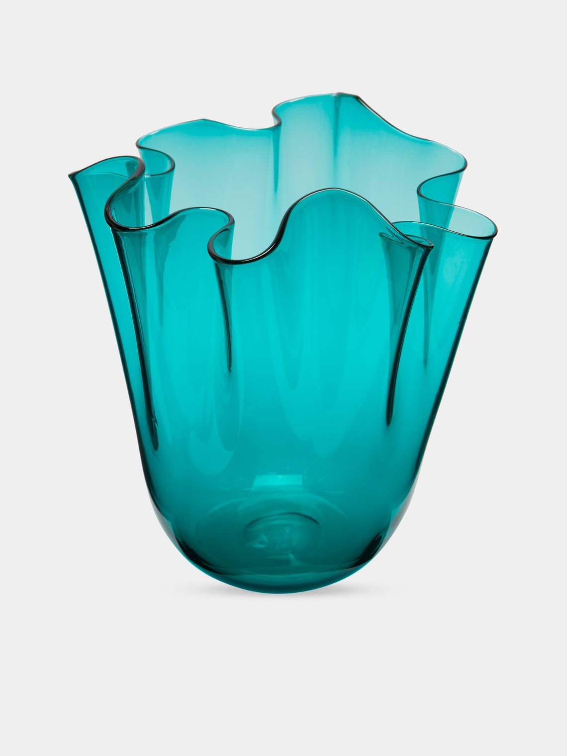 Venini - Fazzoletto Hand-Blown Murano Glass Large Vase -  - ABASK