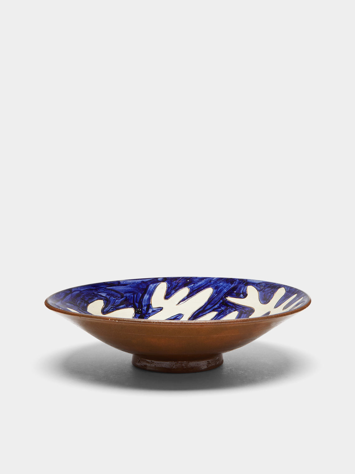 Anut Cairo - Stencil Hand-Painted Ceramic Pasta Bowls (Set of 4) -  - ABASK - 