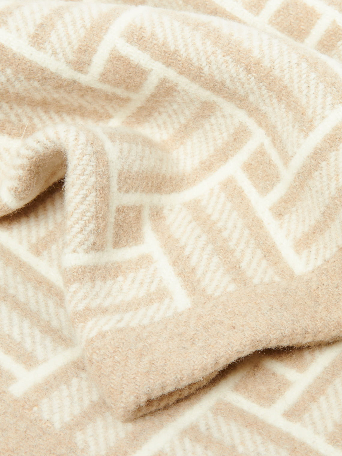 Johnstons of Elgin - Basket Weave Wool Blanket -  - ABASK