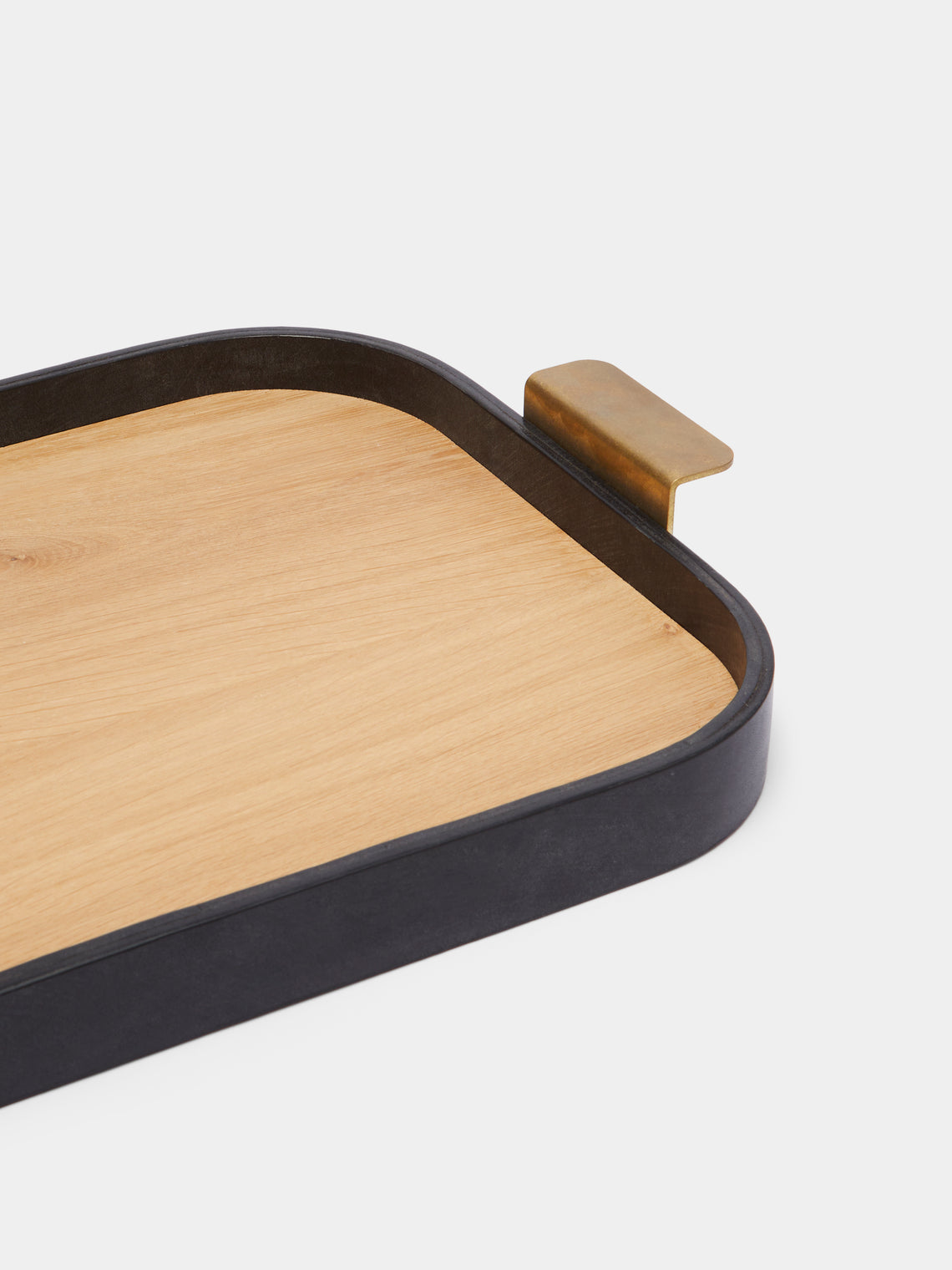 Otis Ingrams - Bridle Leather and Oak Tray -  - ABASK