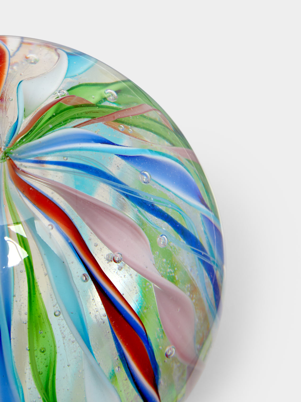 Antique and Vintage - 1960S Murano Twisted Ribbon Paperweight -  - ABASK