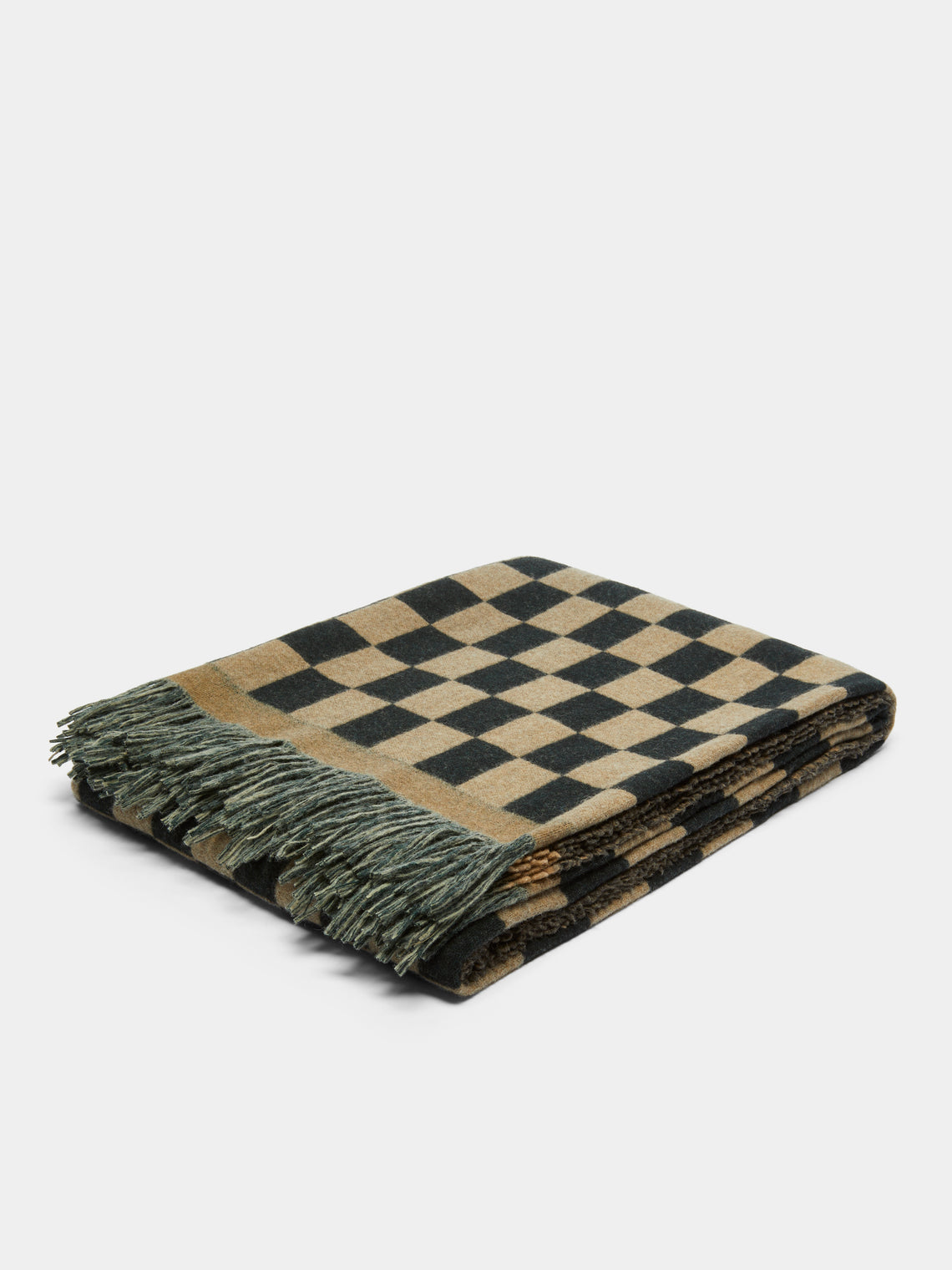 The House of Lyria - Espinar Handwoven Wool Throw - Taupe - ABASK