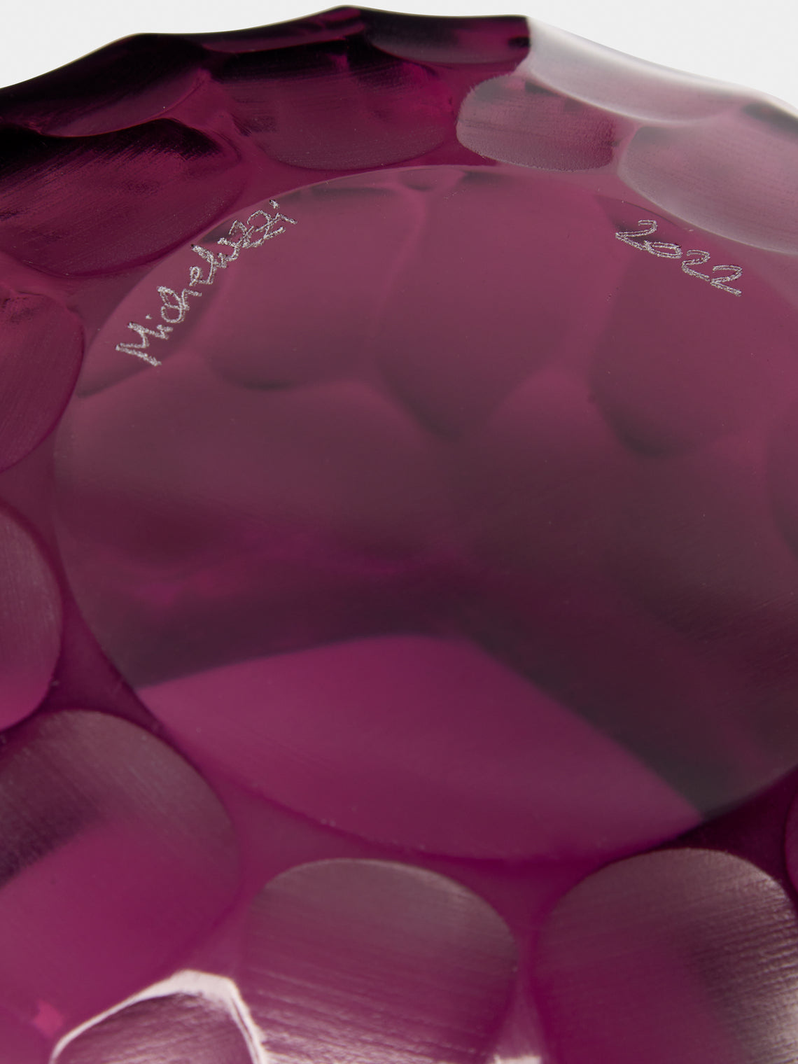 Micheluzzi Glass - Puffo Ametista Hand-Blown Murano Glass Vase -  - ABASK