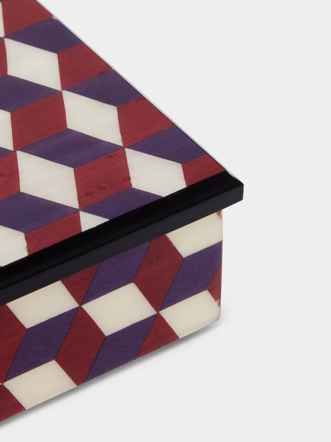 Biagio Barile - Geometric Wood Inlay Box -  - ABASK