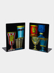Fornasetti - Bicchieri di Boemia Iron Bookends - Multiple - ABASK - 