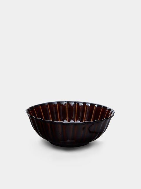Kaneko Kohyo - Giyaman Urushi Ceramic Shallow Bowls (Set of 4) -  - ABASK - 
