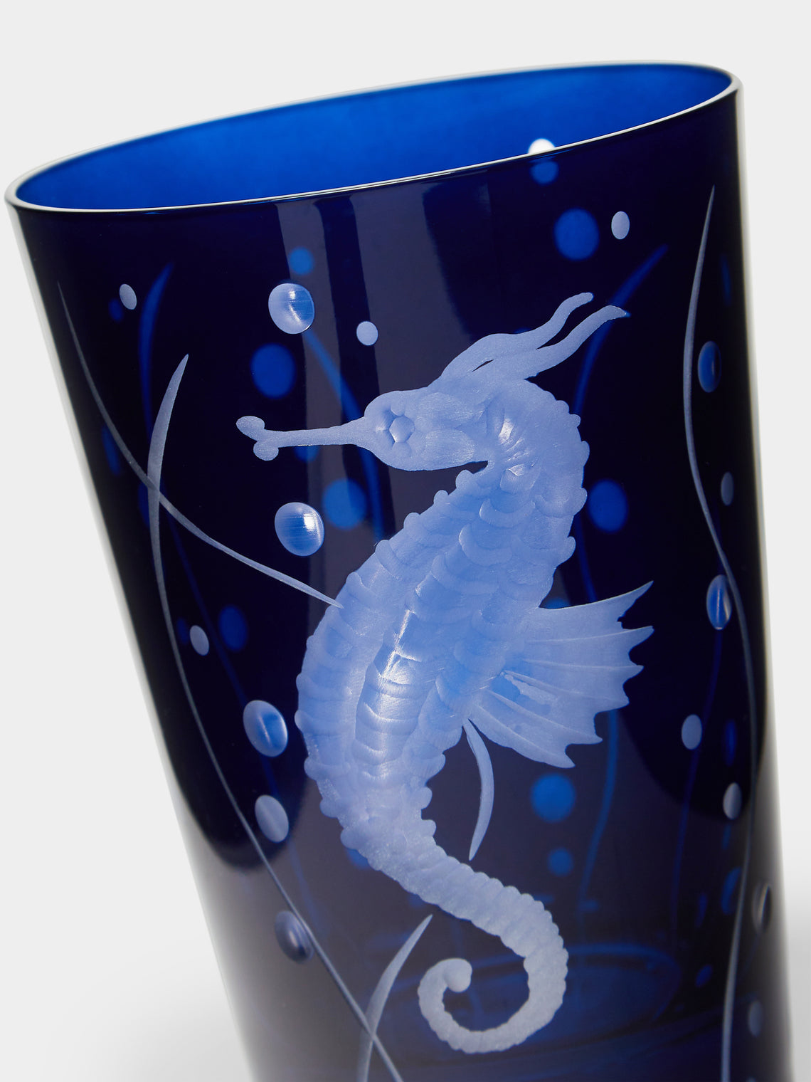 Artel - Sea Life Hand-Engraved Crystal Tumblers (Set of 6) -  - ABASK