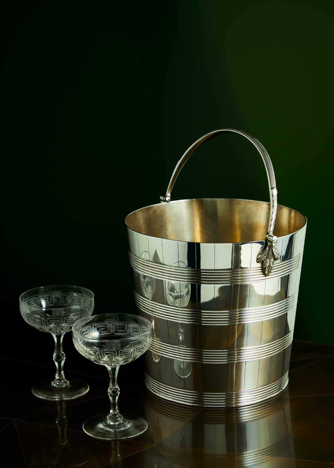 Antique and Vintage - 1920 Silver-Plated Wine Cooler - Silver - ABASK