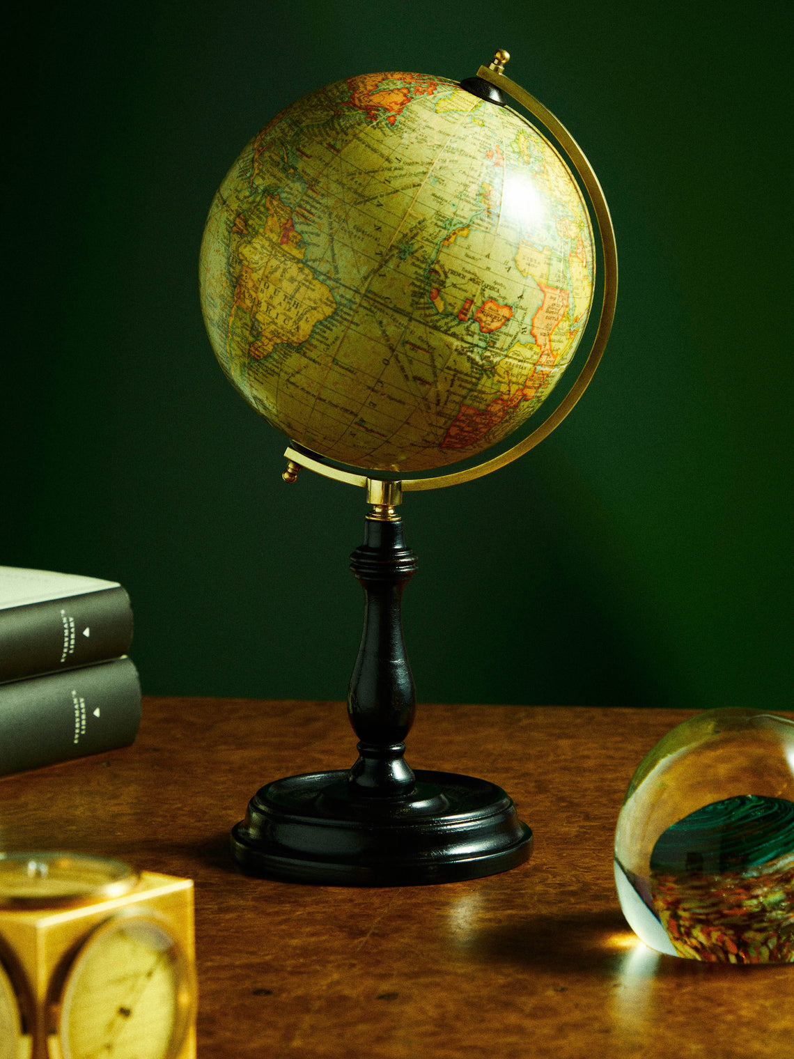Antique and Vintage - 1930s Bakelite Terrestrial Globe -  - ABASK