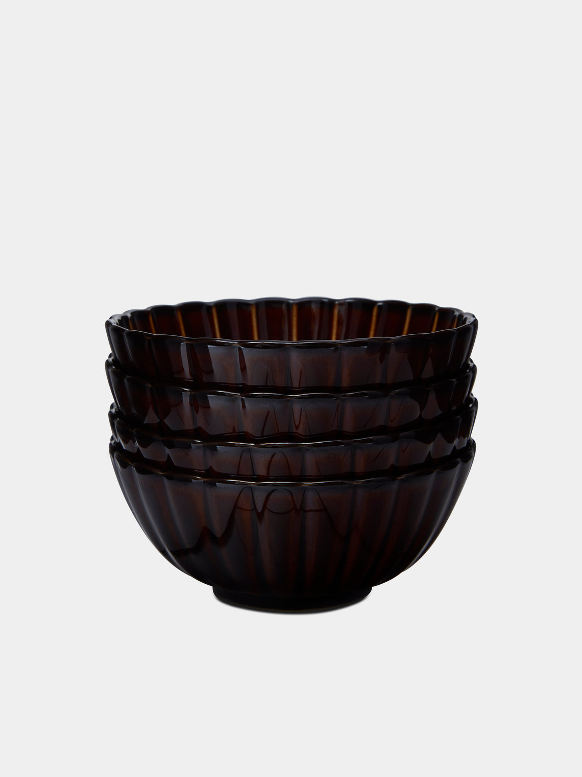 Kaneko Kohyo - Giyaman Urushi Ceramic Bowls (Set of 4) -  - ABASK