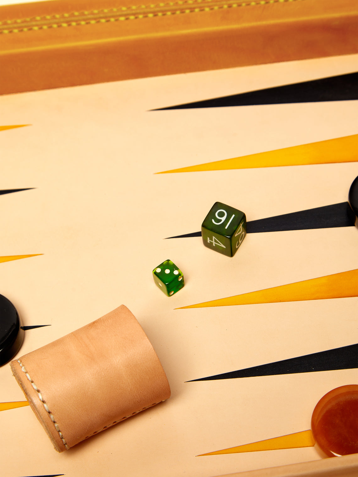 Nick Plant - Wood and Leather Backgammon Set -  - ABASK