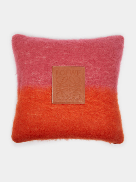 Loewe Home - Mohair Striped Cushion -  - ABASK - 