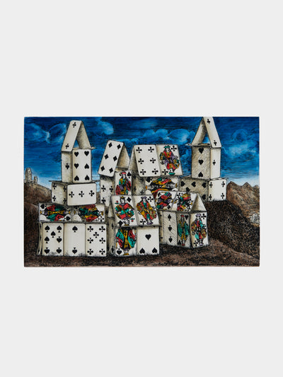 Fornasetti - Città di Carte Wood Playing Cards Box -  - ABASK - 
