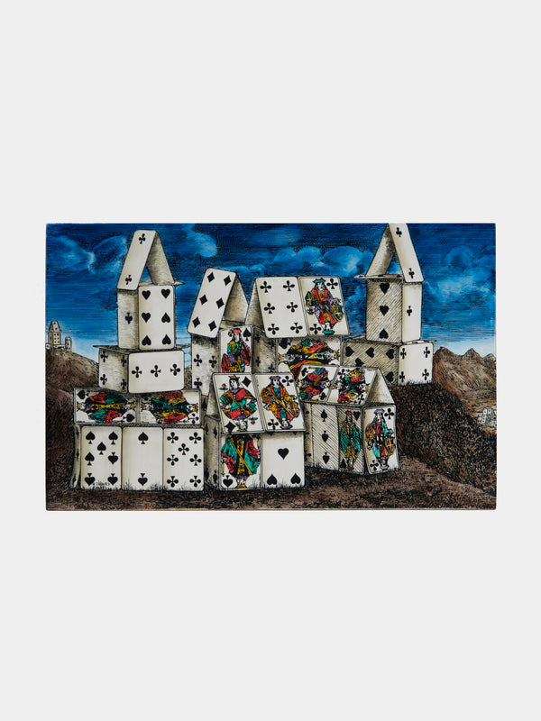 Fornasetti - Città di Carte Wood Playing Cards Box -  - ABASK - 